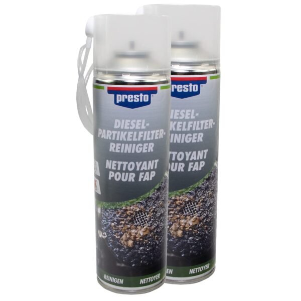 PRESTO _bundle DPF Cleaner Diesel Particulate Filter Cleaner Spray Presto 416613 2 x 400 ml